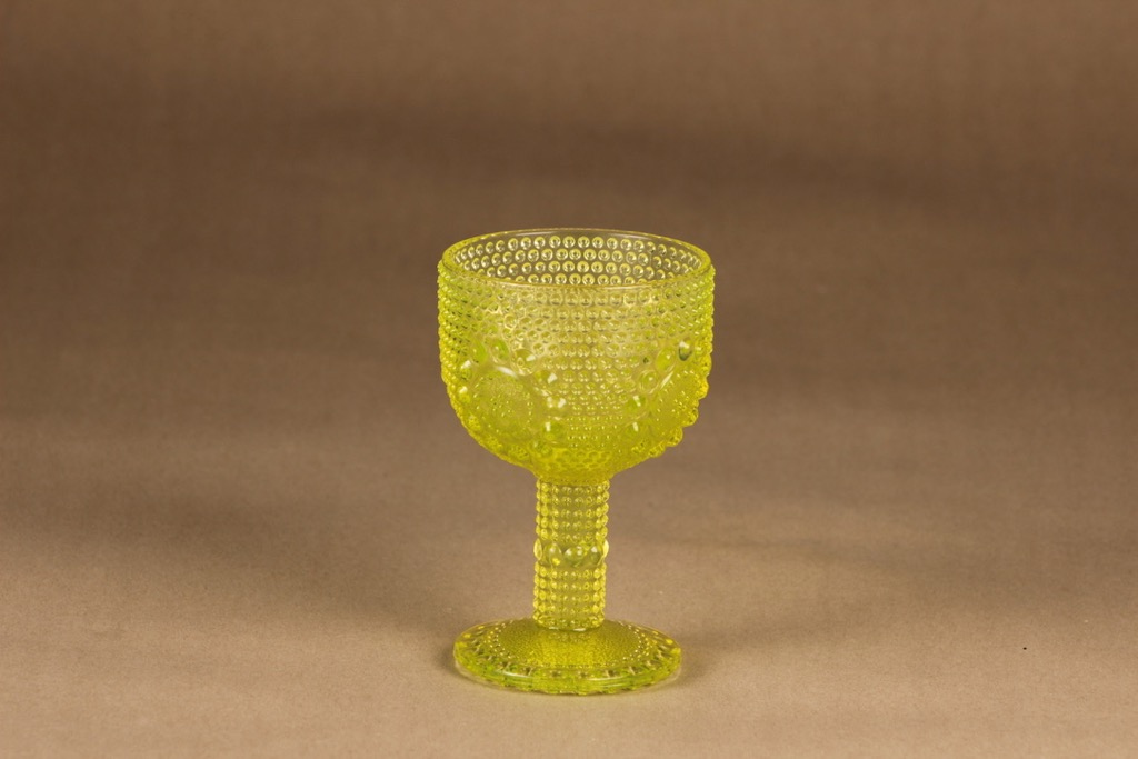 Riihimäen lasi Grapponia wine glass 15 cl designer Nanny Still