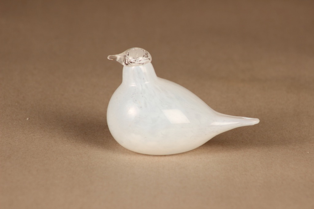 Nuutajärvi bird Little Tern, white, Oiva Toikka - Laatutavara.com