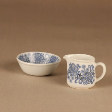 Arabia Orri sugar bowl and creamer designer Raija Uosikkinen