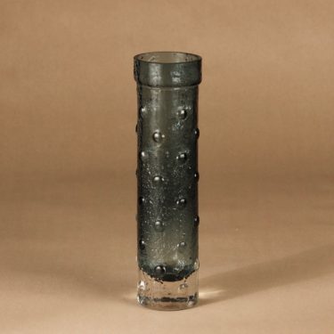 Riihimäen lasi 1462 vase, green designer Tamara Aladin