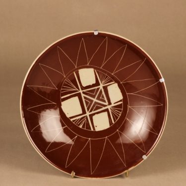 Arabia Siena bowl, hand scratched designer Raija Uosikkinen