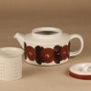Arabia Rosmarin teekannu, käsinmaalattu, suunnittelija Ulla Procope, käsinmaalattu kuva 2