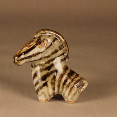 Arabia Zepra figurine, hand-painted designer Taisto Kaasinen