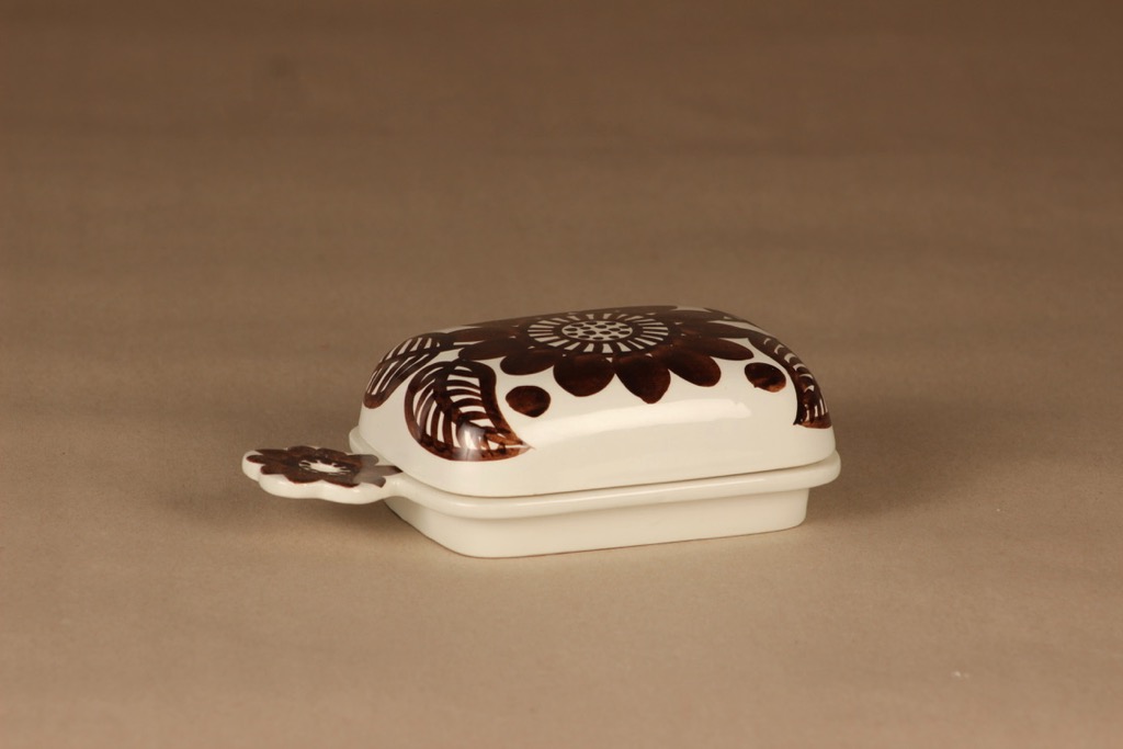 Arabia Köökki butter box, hand-painted designer Gunvor Olin-Grönqvist
