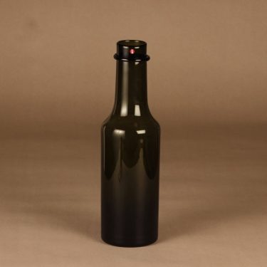 Iittala Rengaskaula art glass bottle, signed designer Tapio Wirkkala