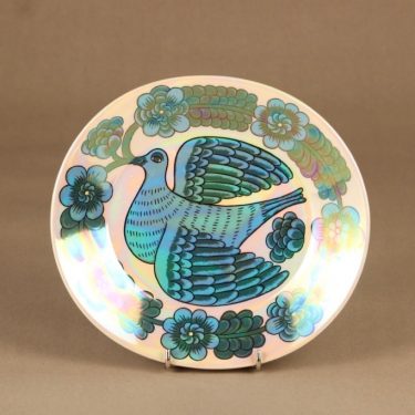 Arabia art ceramics plate Dove designer Birger Kaipiainen