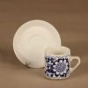 Arabia Gardenia coffee cup and plates(2) designer Esteri Tomula 3