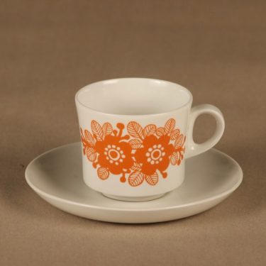 Arabia BR  kahvikuppi orange, 1.5 dl designer unknown