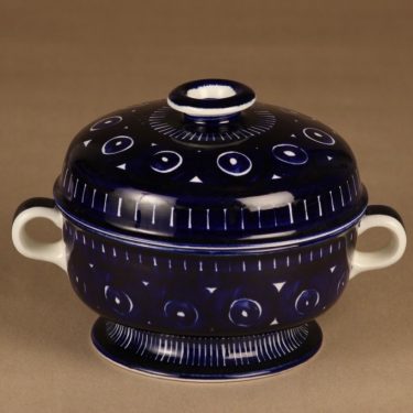 Arabia Valencia kulho, Käsinmaalattu 1.08 l, suunnittelija Ulla Procope, Käsinmaalattu 1.08 l, signeerattu