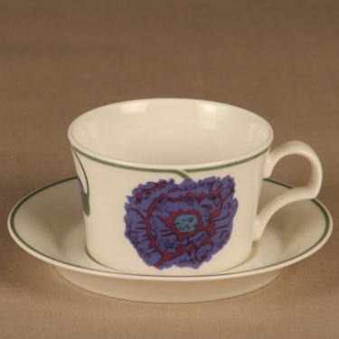 Arabia Illusia teekuppi,, suunnittelija Fujiwo ishimoto, , kukka