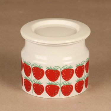 Arabia Pomona Strawberry jar designer Raija Uosikkinen