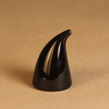 Arabia Kilta shaker, black designer Kaj Franck