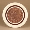 Arabia Faenza brown plate 24.5 cm designer Inkeri Seppälä 2