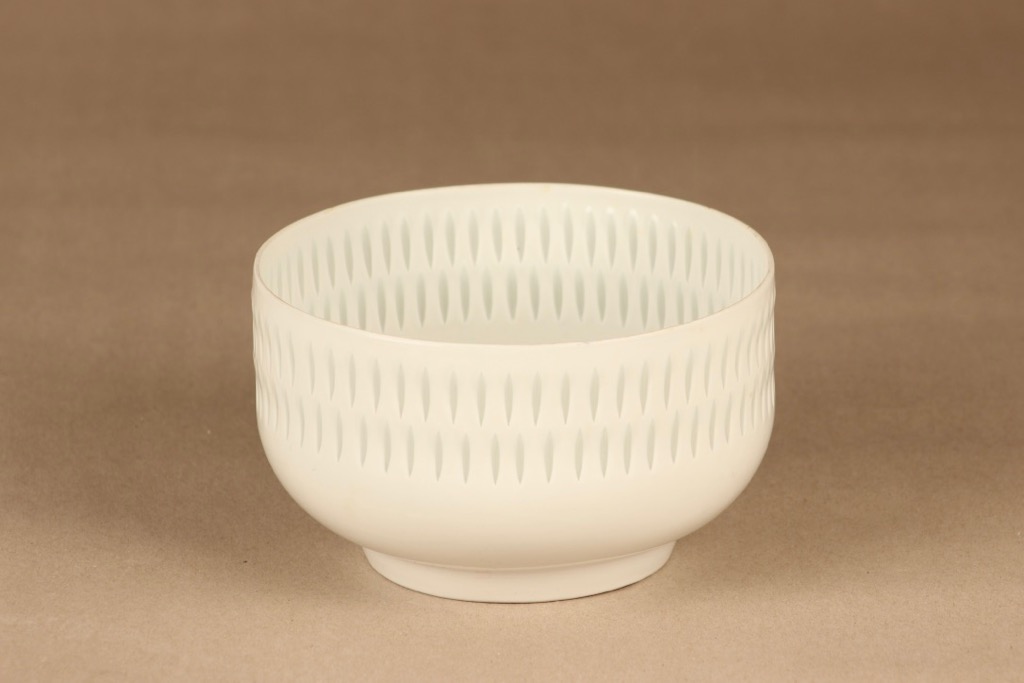 Arabia rice porcelain bowl, white designer Richard Lindh