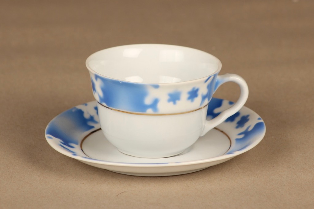 Arabia SV coffee cup, blow decorative designer Svea Granlund