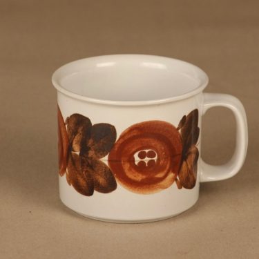Arabia Rosmarin cacao mug, hand-painted designer Ulla Procope