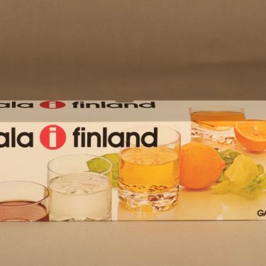 Iittala Gaissa lasi, 22 cl, 4 kpl, suunnittelija Tapio Wirkkala, 22 cl
