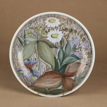Arabia wall plate, hand-painted designer Naile Wafin