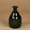Riihimäen lasi art glass bottle, green designer unknown 2