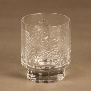 Iittala Kuusi whisky glass, clear designer Jorma Vennola