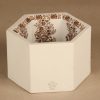 Arabia Hexagon art ceramic object, brown designer Brut Bryk 3