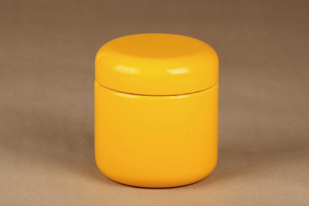 Finel 4111 enamel jar with lid designer unknown
