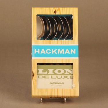 Hackman Lion de Luxe lusikka, 6 kpl, suunnittelija Bertel Gadberg,