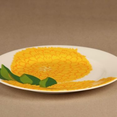 Iittala Marimekko Primavera yellow plate 19.5 cm designer Maija Isola