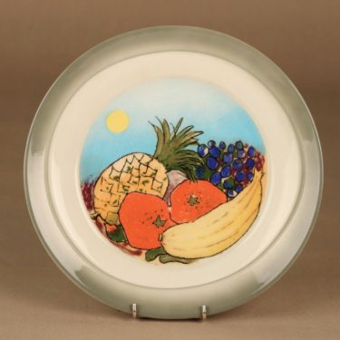 Arabia HLS plate Southern Fruits designer Heljä Liukko-Sundström