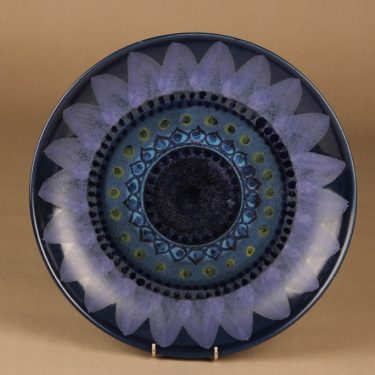 Arabia Kuutamo serving plate, hand-painted designer Hilkka-Liisa Ahola