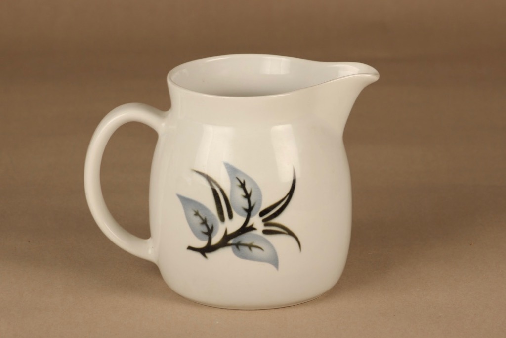 Arabia Oksa kaadin, 1.5 l, suunnittelija Raija Uosikkinen, 1.5 l, puhalluskoriste, lehti kuva 2