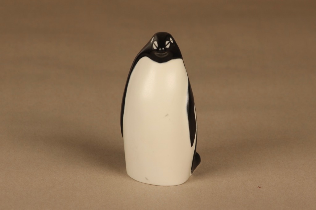 Arabia figuuri, Pingviini, suunnittelija Lillemor Mannerheim-Klingspor, Pingviini, WWF, signeerattu