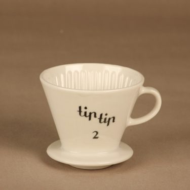 Arabia Tip Tip coffee filter, white designer unknown