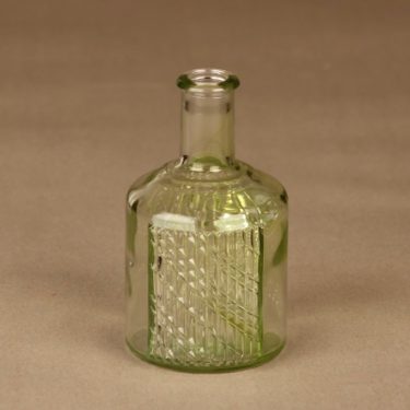 Riihimäen lasi Flindari carafe, light green designer Nanny Still