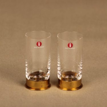 Iittala Caliber schnapps glass 4 cl, 2 pcs designer Valto Kokko