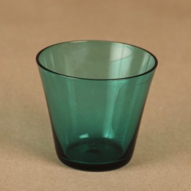 Nuutajärvi 2744 Kartio glass 10 cl, turquoise designer Kaj Franck