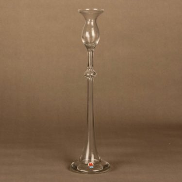 Kumela 351 kynttilänjalka, kirkas, suunnittelija Sirkku Kumela-Lehtonen,