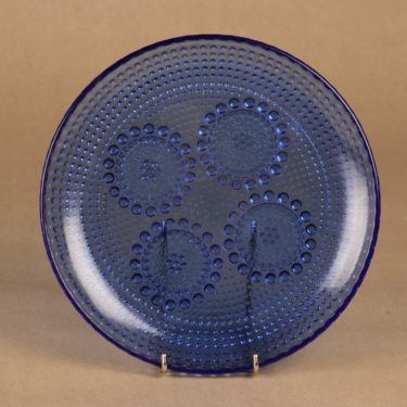 Riihimäen lasi Grapponia lautanen, 22.5 cm, suunnittelija Nanny Still, 22.5 cm