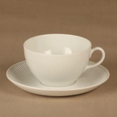 Arabia Sointu teekuppi, valkoinen, suunnittelija Kaj Franck,