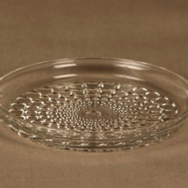 Riihimäen lasi Merja lautanen, 14 cm, suunnittelija Tamara Aladin, 14 cm