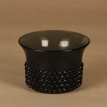 Nuutajärvi 5371 Näppyläkulho, harmaa, suunnittelija Saara Hopea,