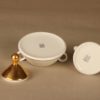 Arabia Harlekin Gold sugar bowl and creamer designer Inkeri Leivo 2