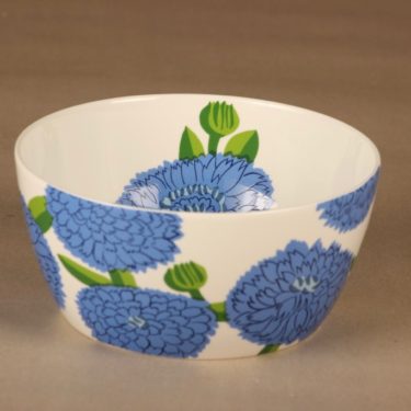 Iittala Primavera serving bowl, Finnish blue designer Maija Isola