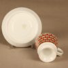 Arabia Raanu kahvikuppi ja lautaset(2), monivärinen, suunnittelija Olga Osol, Väinämöinen kuva 4