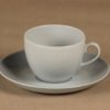 Arabia Sointu coffee cup and plates(2), light blue designer Kaj Franck 2