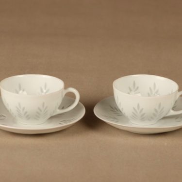 Arabia Rice porcelain mocca cup 2 pcs designer Friedl Holzer-Kjellberg