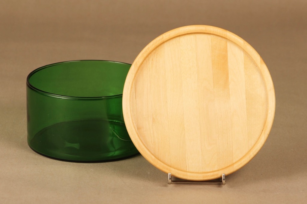 Nuutajärvi Purtilo purkki, puukannella, suunnittelija Kaj Franck, puukannella kuva 2