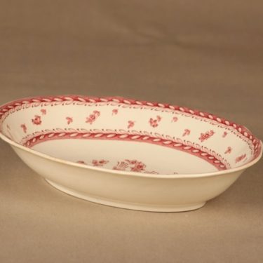 Arabia Suomen Kukka bowl, red designer unknown