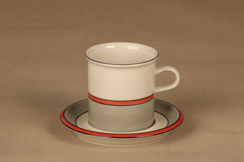 Arabia Aslak cacao cup and plates (2) designer Inkeri Leivo 2