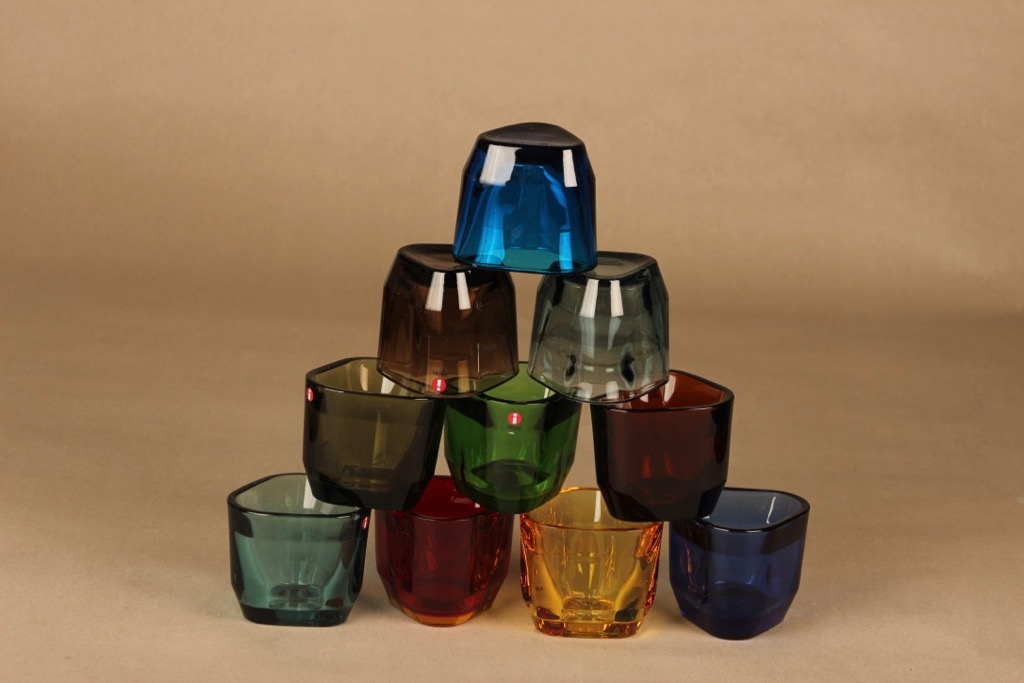 Iittala Tris candle lantern 10 pcs different colors designer Alfredo Häberli